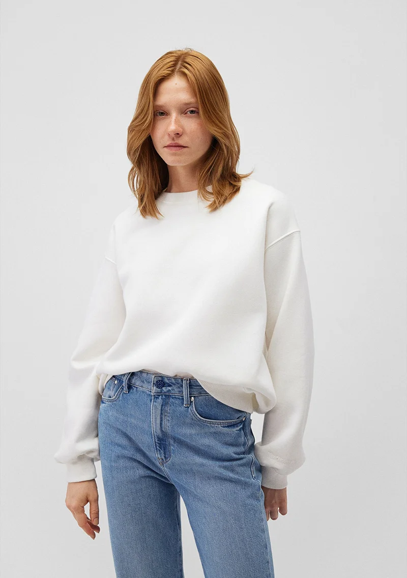 MAVI Crew Neck Beige Sweatshirt
