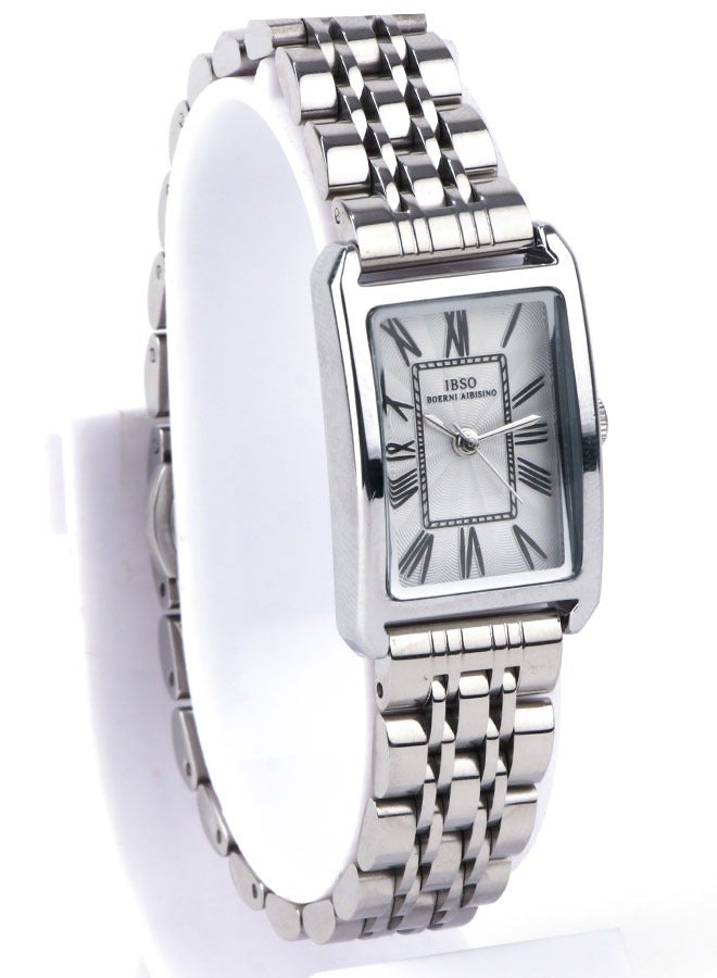 IBSO Casual Watch for Women -Analog- Quartz - Silver stainless steel Band - IBM28 - Image 2