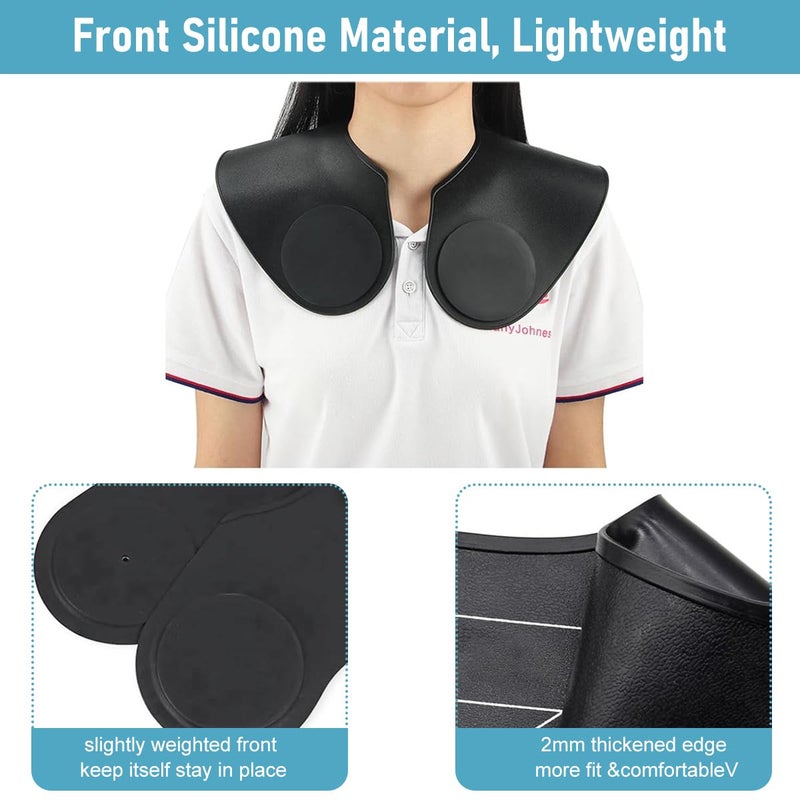 MAYCREATE Silicone Waterproof Hair Dye Shawl Hair Cutting Collar with Guiding Lines Cutting Mat for Hair Stylist Barber Shop Hair Cutting PadCape for Salon Hair Cutting Tools Salon Accessories - Image 4