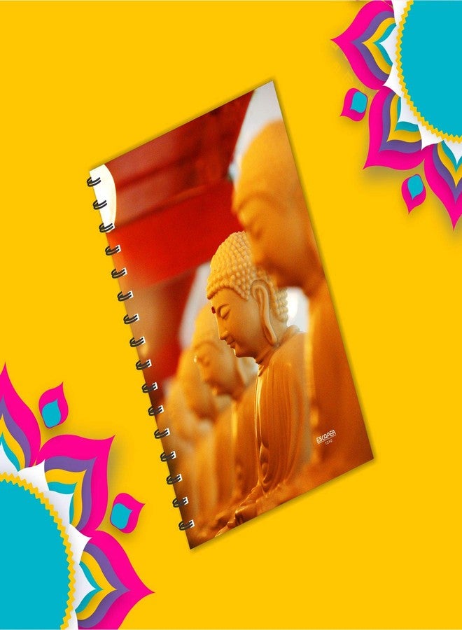 ESCAPER Buddha Diary (Ruled - A5 Size - 8.5 x 5.5 inches), Buddha Diary, Devotional Diary, Diary Notepad, Diary for Boys, Diary for Girls, Diary for Kids, Diary for Office, Diary for Gift - Image 4