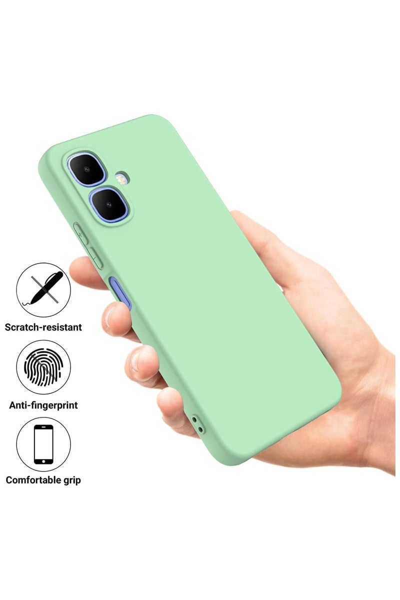 general Silicone protective case compatible with Infinix Smart 10, liquid silicone TPU soft case with lanyard strap, Infinix Smart 10 shockproof and drop-proof protective case - Image 2