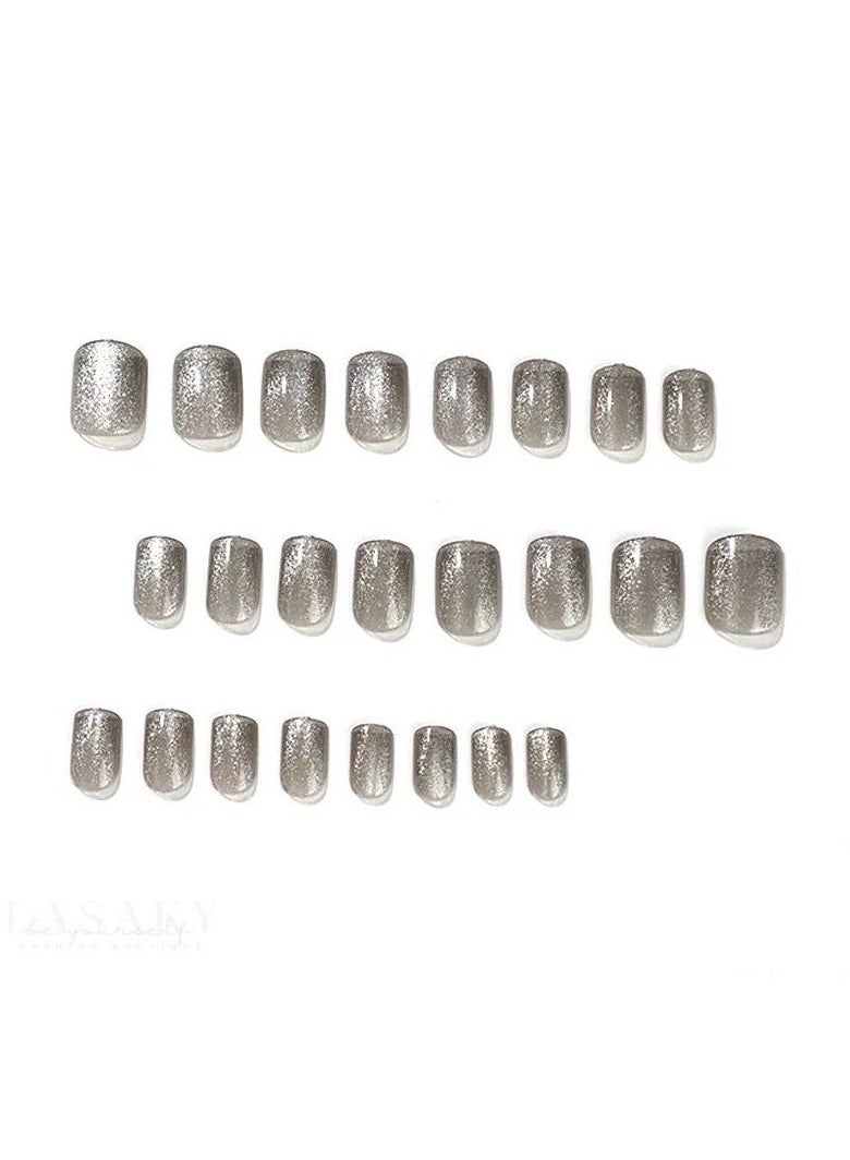 طقم أظافر أكريليك قابلة لإعادة الاستخدام مع شريط مزدوج وغراء متضمن - Image 2