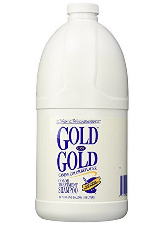 Chris Christensen Chris Christensen Gold on Gold Color Treatment Dog Shampoo, Groom Like a Professional, Restore Gold Pigment, Not a Dye, Made in The USA, 64 oz  - Image 4