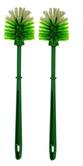 Aristo Aristo Plastic Toilet Brushes Pack of 2 Mix Colour (8 cm x 8 cm x 42 cm) - Image 5