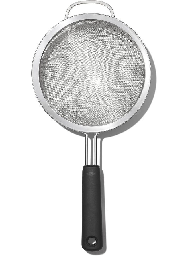 OXO Good Grips 8-Inch Double Rod Strainer, Black  - Image 5