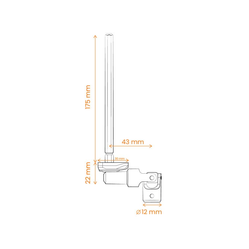 Generic Box outlet, box outlet for boot, offset guide 6-point joint 7 - D841N for roller shutters - Made and quality in France. Store & Menuiserie 2.0® - Image 2