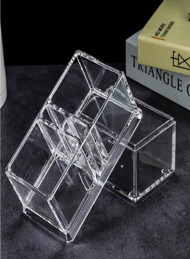 Yakri Clear Acrylic Two Lattices Tea Bags Holder Coffee Sugar Bag Case Guest Room Storage Boxes YTBH-001 - Image 5