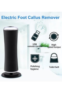 KHAJUL Electric Foot Callus Remover, Electronic Foot File Grinder with Speed Adjustable, 60pcs Replacement Sandpaper Discs, Pedicure Foot File Sander for Men Women Dead Cracked Hard Skin Calluses(Black)  - Image 3