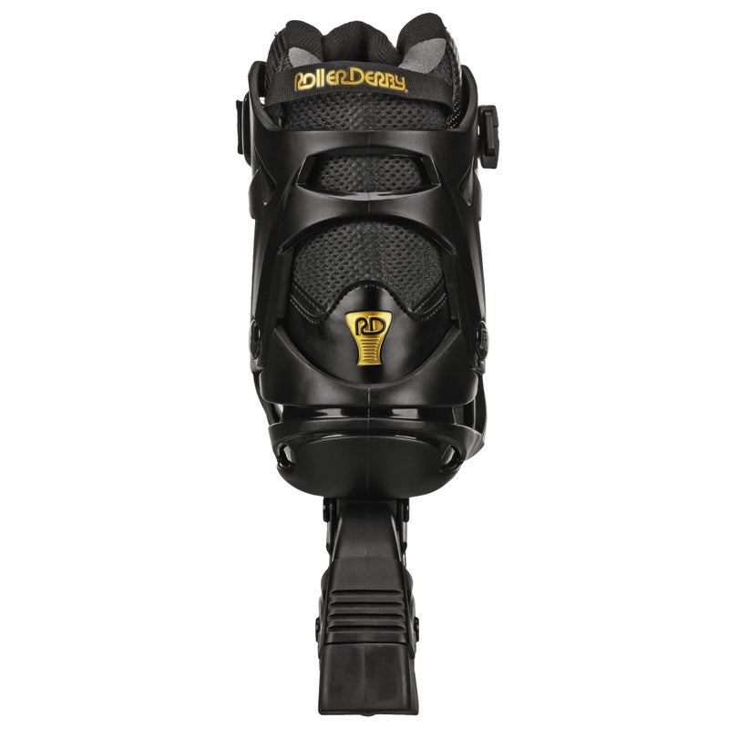 Roller Derby AERIO Q-60 Men's Inline Skates, Black/Gold, Size 12 - Image 2