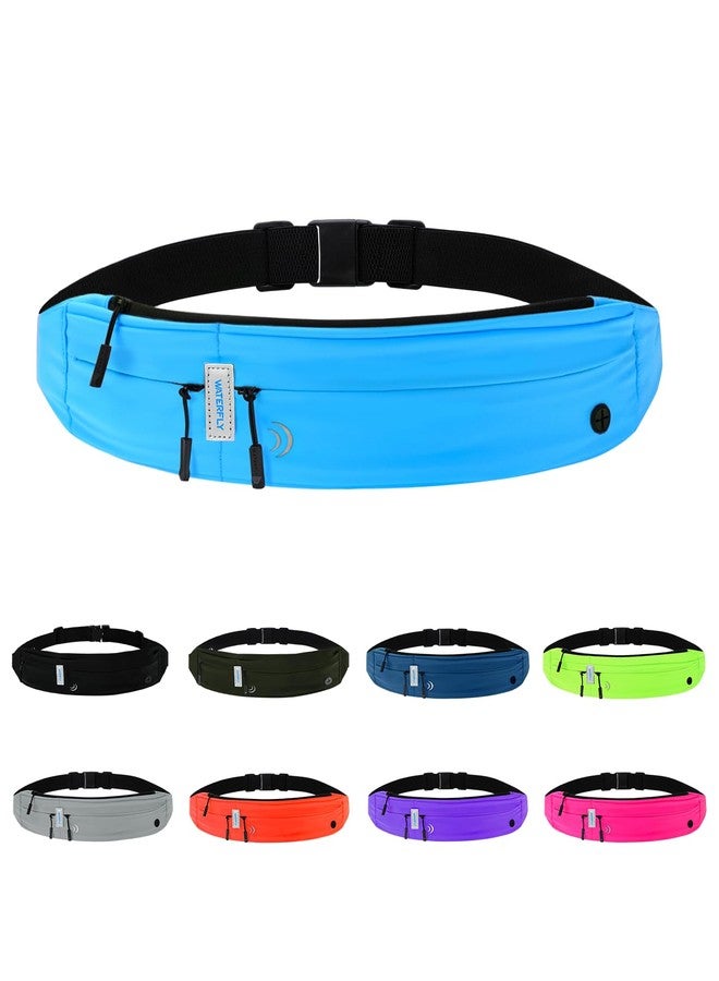 WATERFLY Running Belt Fanny Pack: Runner Marathon Jogging Waist Pack Sport Workout Exercise Fitness Phone Holder Belt for Men Women Jogger Slim Waistband - Image 1
