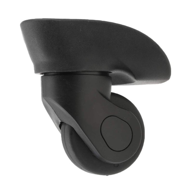 Black Replacement Luggage Wheels 2 Piece 360 Degree Swivel Suitcase Casters Repair Accessory - Image 3