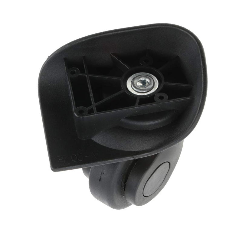 Black Replacement Luggage Wheels 2 Piece 360 Degree Swivel Suitcase Casters Repair Accessory - Image 4