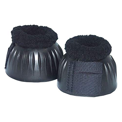 Intrepid International Fleece Top Bell Boots, Black, Small - Image 5