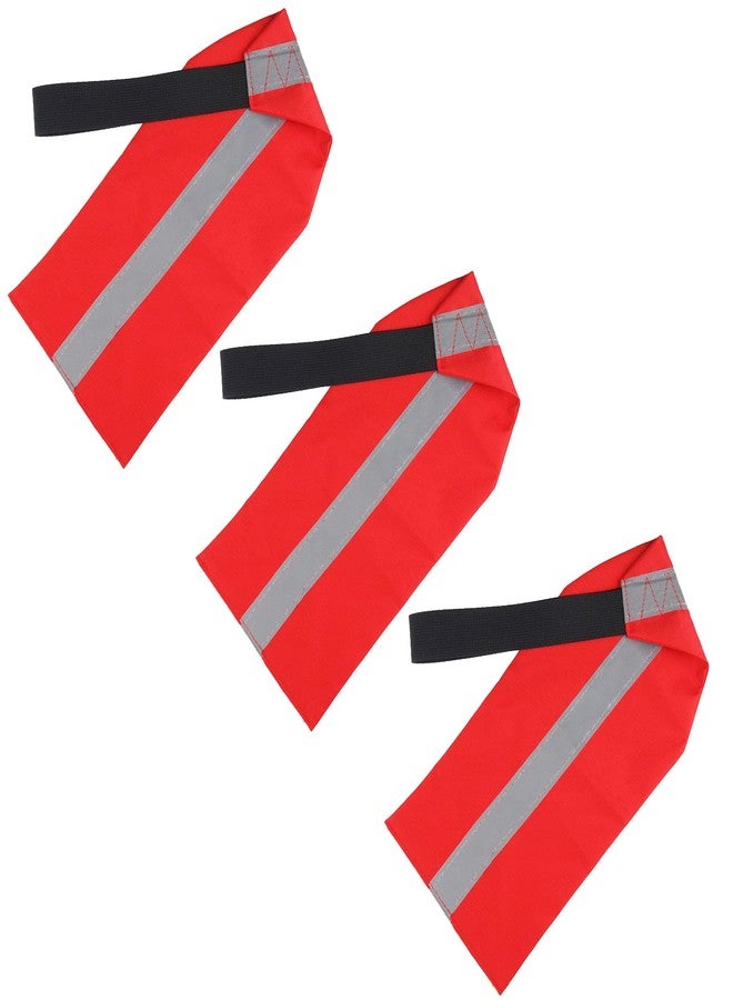Kasteco 3 Pieces Travel Warning Flag Safety Travel Flag for Kayak - Image 1