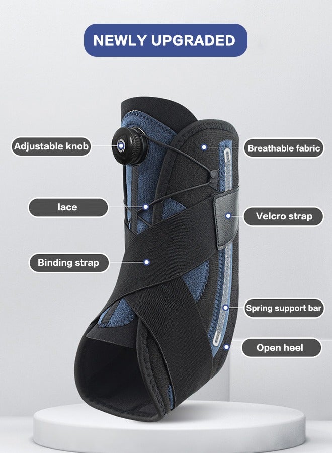 Captaintech Ankle Support, Ankle Support Protector, Adjust The Tightness Of The Knob Painless Fixation Strong Correction Breathable Fabric For Pain Relief, Recovery And Ankle Injury - Image 2