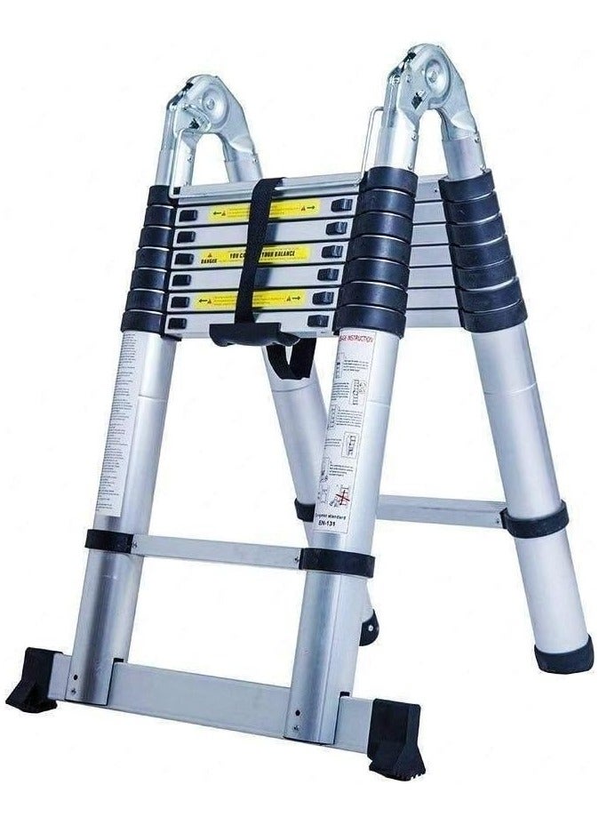 ROBUSTLINE Robustline Foldable Telescopic Ladder "A Type" 4.4M  - Image 2
