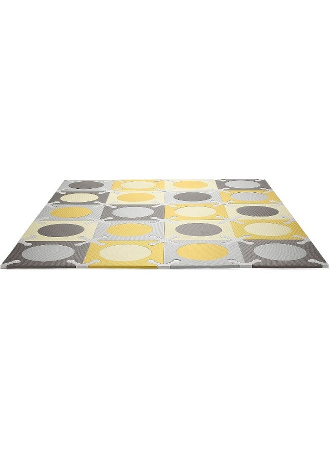 Skip Hop Playspot Floor Tiles - Gold & Grey - Image 1