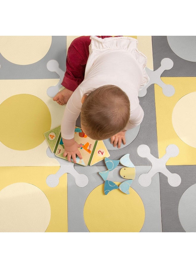 Skip Hop Playspot Floor Tiles - Gold & Grey - Image 3