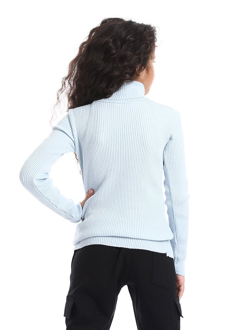 Caesar Girls Wool Pullover With High Neck  - Image 4