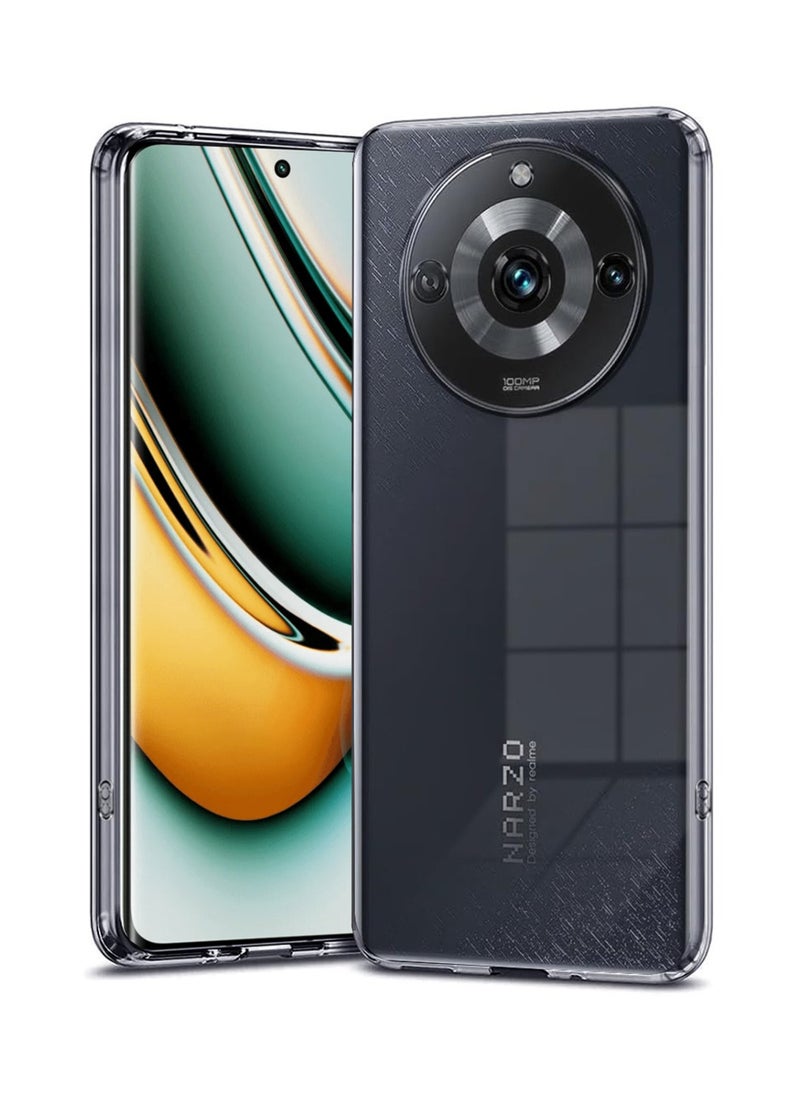Techie Realme 11 Pro 5G / Realme 11 Pro Plus 5G TPU Soft Corner Ultra Slim Clear Case Shockproof Anti Fingerprint Transparent Protective Back Cover  - Image 1
