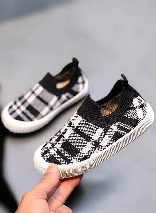 ZCM-HAPPY Soft Sole Baby Shoes, Toddler Socks Shoes for Spring and Autumn, Non-Slip Indoor Floor Shoes for Children  - Image 1