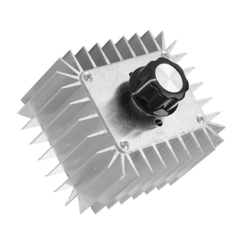 0-220V Voltage Regulator 5000W Max Power Controller with Aluminum Casing - Adjustable Thyristor for Electric Lamps Fans Motors - Image 5