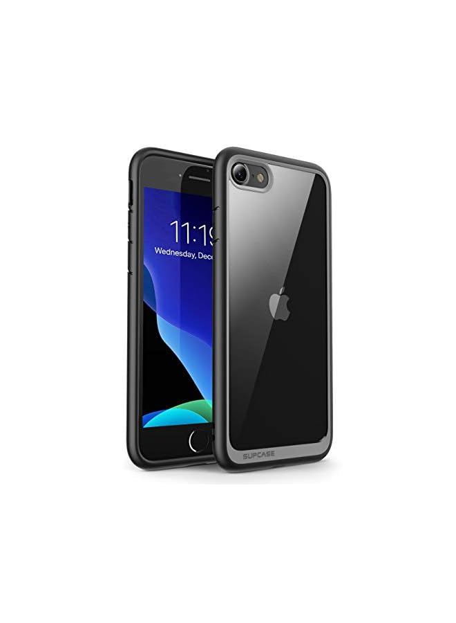 SupCase Unicorn Beetle Style Case Designed for iPhone SE 2nd generation/iPhone 7/iPhone 8, Premium Hybrid Protective Clear Bumper Case (Black) - Image 2