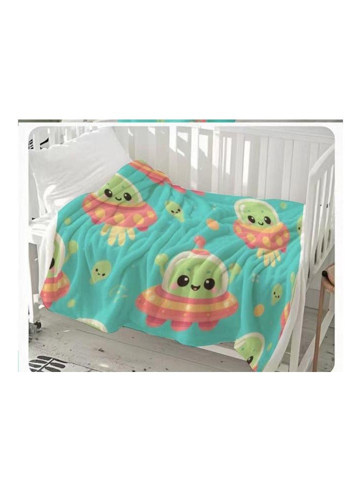 عام بطانية رقيقة من الفانيلا (دافئة ومريحة، ومناسبة للنوم واستخدام الألعاب وإزالة الغبار ومقاومة للرمل) 150 سم * 200 سم - 82 - Image 3