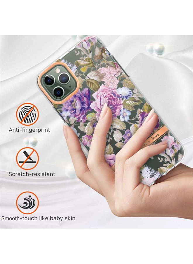 زبون جراب لهاتف iPhone 11 Pro Max من سلسلة الزهور والنباتات IMD TPU - Image 3