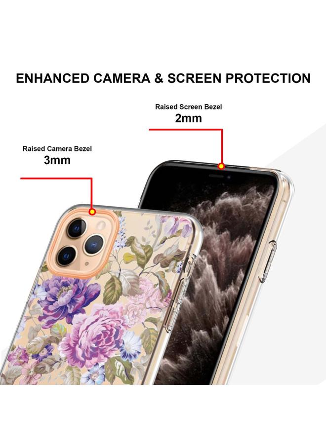 زبون جراب لهاتف iPhone 11 Pro Max من سلسلة الزهور والنباتات IMD TPU - Image 5