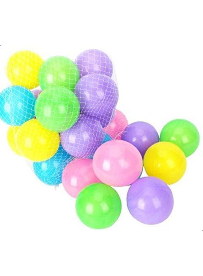 crazy cart 100 Pcs Colorful Soft Plastic Ocean Fun Balls - Image 1