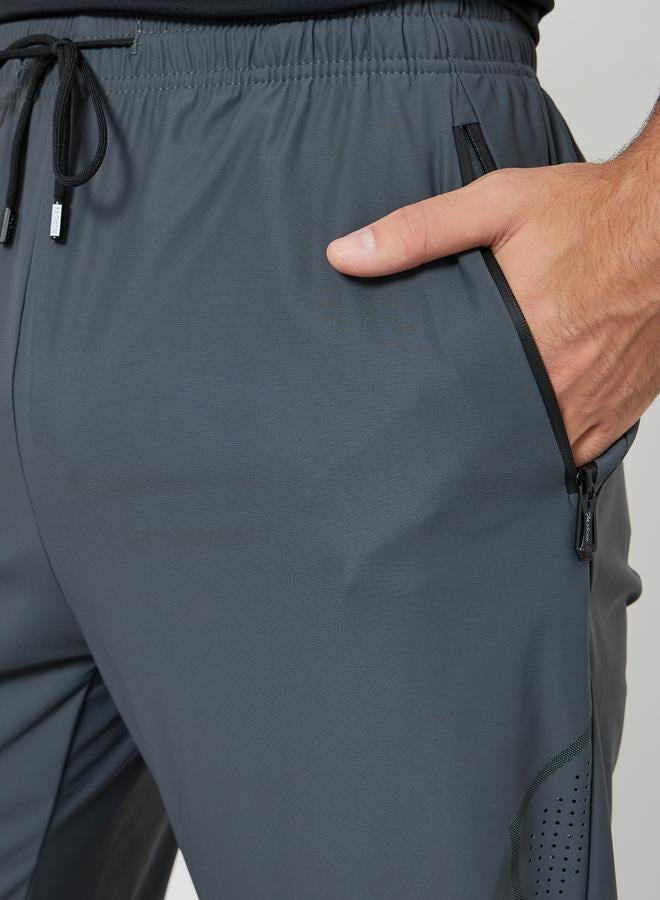 Styli Active Men Relaxed Track Pant with Side Print and Zipper Detail - Image 3