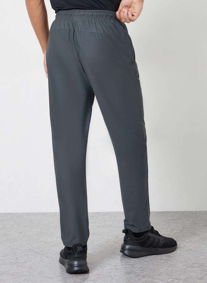 Styli Active Men Relaxed Track Pant with Side Print and Zipper Detail - Image 4