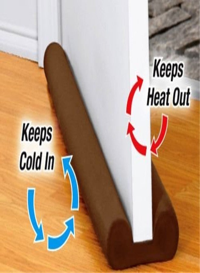 MOHAK Under Door Twin Draft Guard Cover Stop Light Dust Cool Air Escape Protector - Image 5