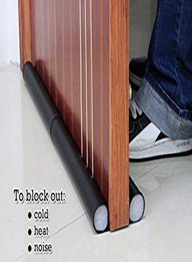 MOHAK Under Door Twin Draft Guard Cover Stop Light Dust Cool Air Escape Protector - Image 4