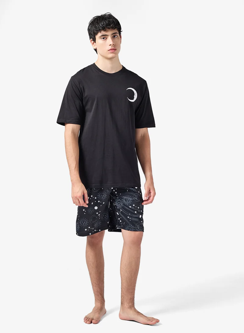 Nightwear T-Shirt & Shorts Sets