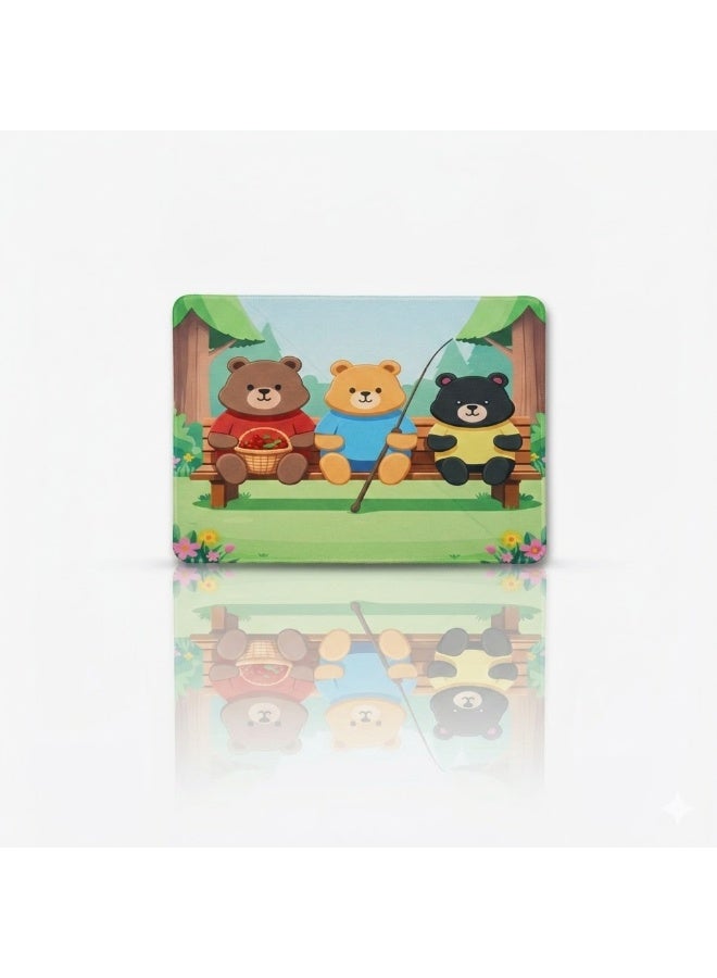 Cartoon Mouse Pad with Non-Slip Rubber Base – Cute Animated Character Desk Mouse Mat for Office, Gaming, Study and Laptop Use – Smooth Surface Mousepad with Comfortable Precision Control for Computer Accessories - Image 4