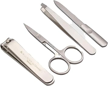GENTLEMEN'S HARDWARE Gentlemens Hardware 4Piece Stainless Steel Manicure Set Cut Above The Rest - Image 1