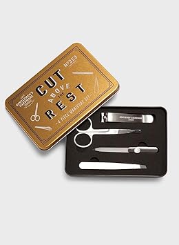 GENTLEMEN'S HARDWARE Gentlemens Hardware 4Piece Stainless Steel Manicure Set Cut Above The Rest - Image 2