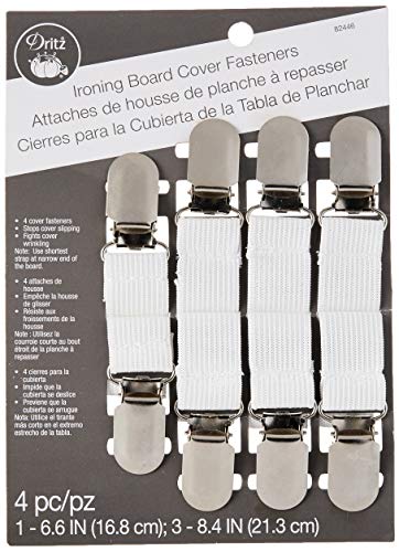 Dritz Clothing Care 82446 Ironing Board Cover Fasteners (4-Count) , White - Image 5