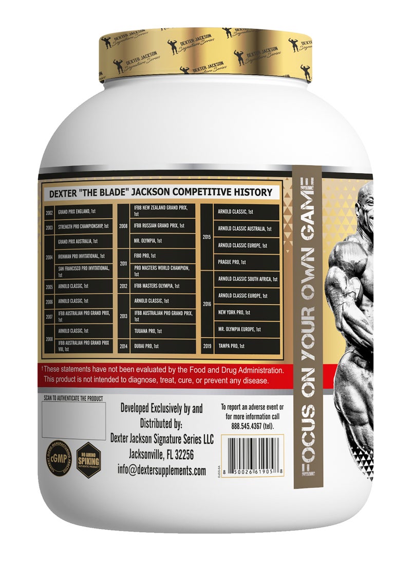 DEXTER JACKSON Gold Series Hydrolyzed Whey Protein Isolate 2268g (5 Lbs, 73 Servings) - Muscle Development & Immunity Boost (Gourmet Chocolate) - Image 2