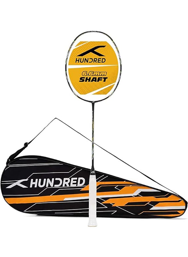 HUNDRED Flutter  Zoom  Unstrung Badminton Racket - Image 1