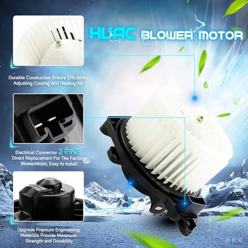 ILONPA Replacement HVAC Heater Blower Motor Fan Assembly Fit for 2005-2015 Toyota Tacoma Replaces 8710304040 700188 87103-04043 615-50129 PM9297 - Image 4