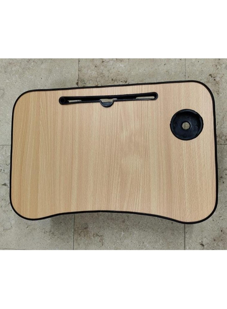 Foldable office table with anti-slip legs suitable as a laptop stand or for studying, writing and reading for children and adults - Image 1