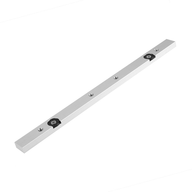 Estink Miter Bar, Aluminium Alloy Miter Bar Slider Table Saw Miter Rod Woodworking Tool Jig and Fixture Bar for Building Various Jigs on Your Table Saw, 300mm / 11.81'' (300 Slider) - Image 2