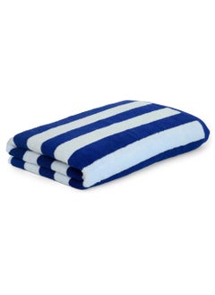 Rock Pow Oversized Beach Towels (1 Pack, 76x180 cm) - Extra Large 100% Cotton Summer Pool Cabana Stripe Highly Absorbent & Soft Towel  - Image 1