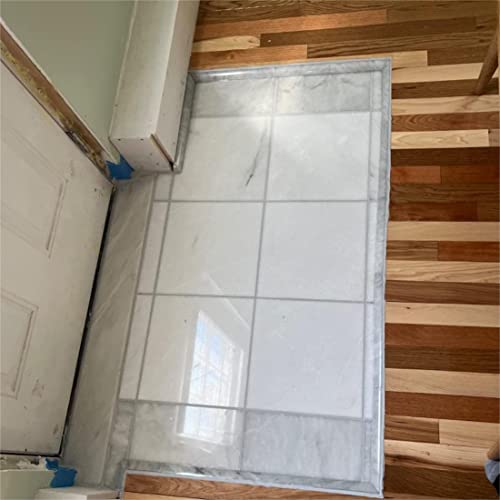 Lovdeco Carrara 1" X 12" Marble Quarter Round Tile Liner, Edge Trim Molding for Shower and Backsplash, Bullnose Tile Trim Polished, 6 Pcs/Box - Image 4
