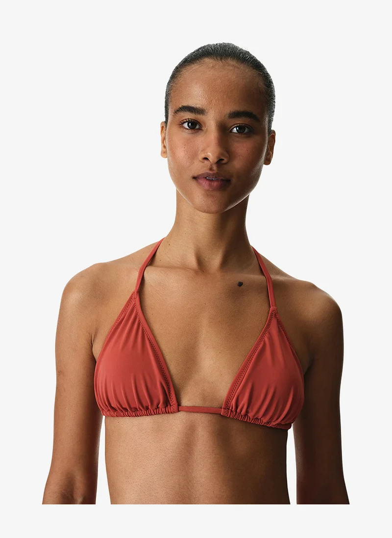 بنتي Women Triangle Cinnamon Bikini Top