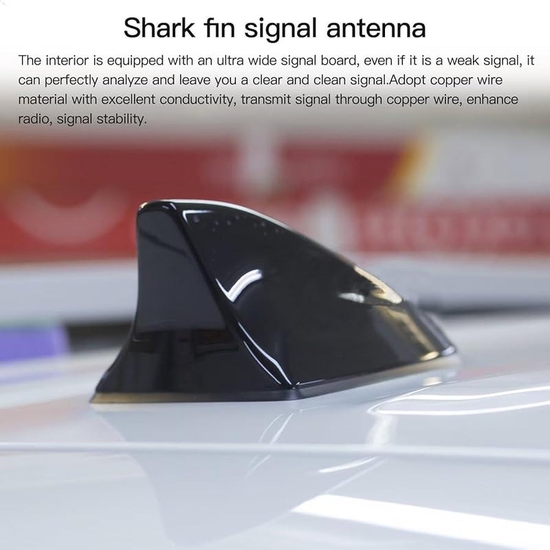 Black Shark Fin Roof Antenna Cover For Hyundai Elantra 2016 Sedan 4 Door 1 8L - Image 5