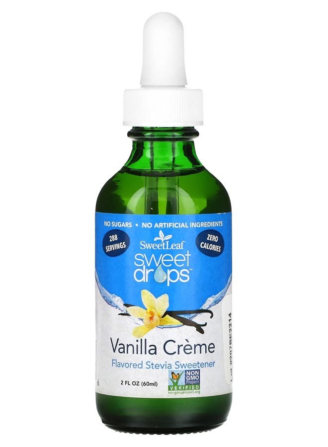 SweetLeaf Sweet Drops Vanilla Creme 2 fl oz (60 ml)
